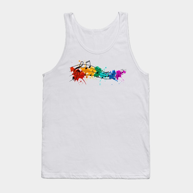 Music Tank Top by Razym